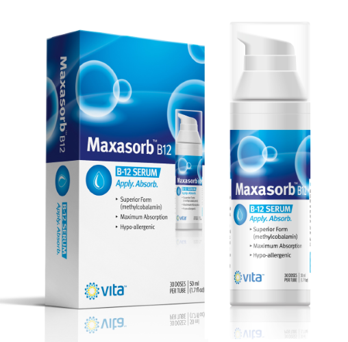 Maxasorb vitamin B12 skin cream lotion