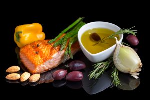 mediterranean diet, omega-3, fish, olives, olive oil, salmon, vegetables