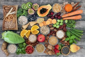 fruits, vegetables, fiber, health